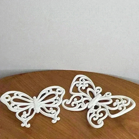 Homco Other - Vintage Homco White Butterflies
